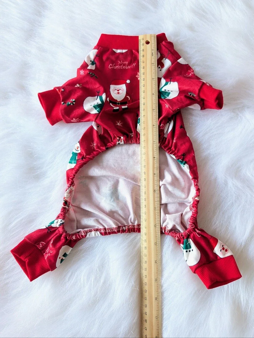 Dog Pajamas, Onesie, Merry Christmas, Snowman, Holiday, Small, New